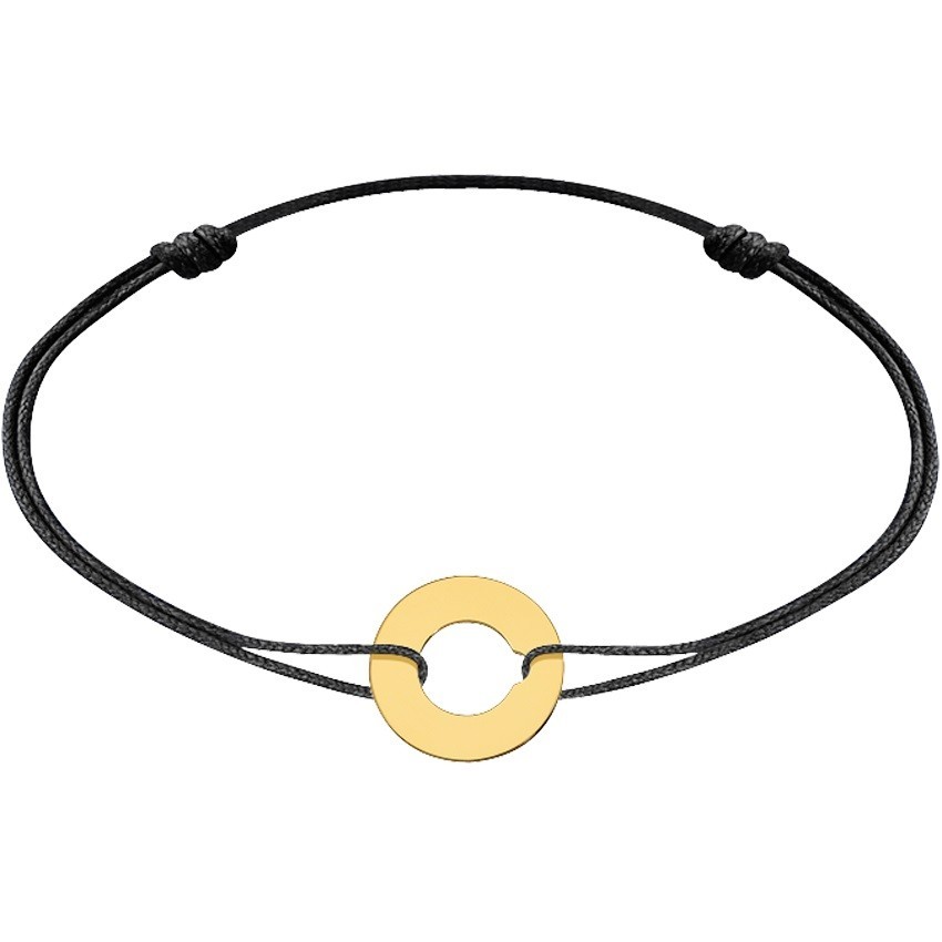 Bracelet cordon en or jaune : Longueur - Taille Unique Femme - Le