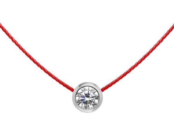 Redline So Pure Diamond Wire Necklace 0.20 Carat Closed Set White Gold