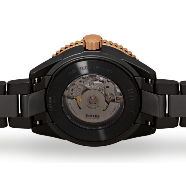 Montre Rado Captain Cook Auto High Tech Ceramic Cadran Noir Bracelet Céramique 43MM