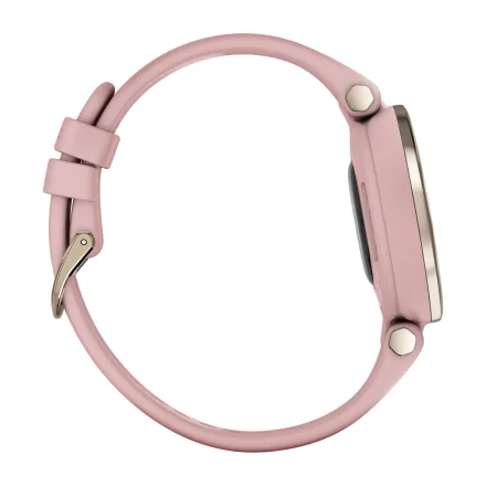 Lily® Sport Rose poudré & Cream Gold avec bracelet en silicone rose poudré