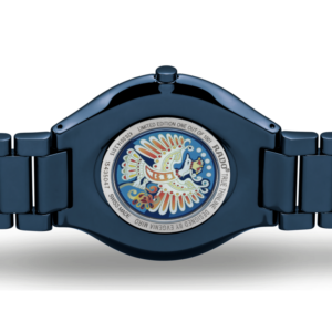 Rado True Thinline My Bird Quartz Watch Blue Dial Ceramic Strap 39MM