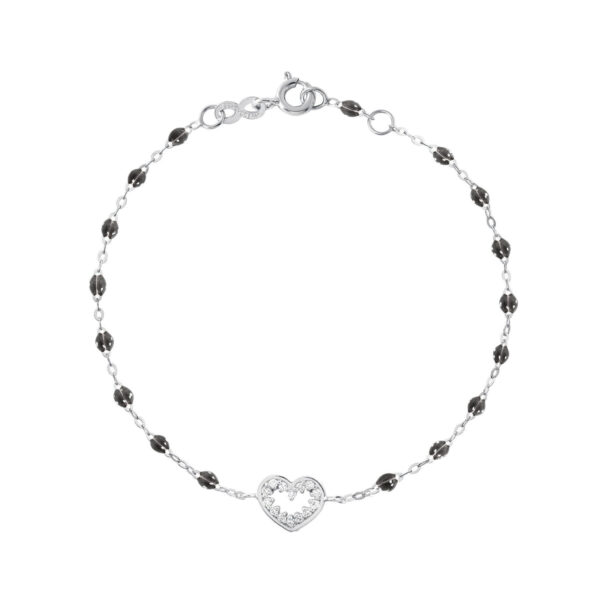 Bracelet gigi CLOZEAU Coeur Suprême Diamants Or 17cm