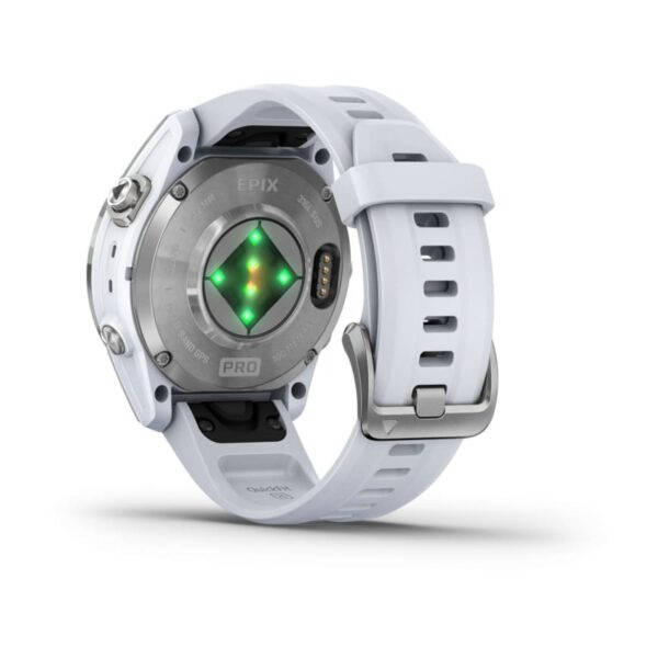 Montre Garmin EPIX Pro Gen 2 Standard Connectée Silver Bracelet Caoutchouc 42MM